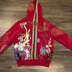 Ruthless Art Jacket Mens XL Rhinestones Japanese